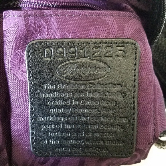 Brighton Nylon and Leather Shoulder Bag - Picture 8 of 8